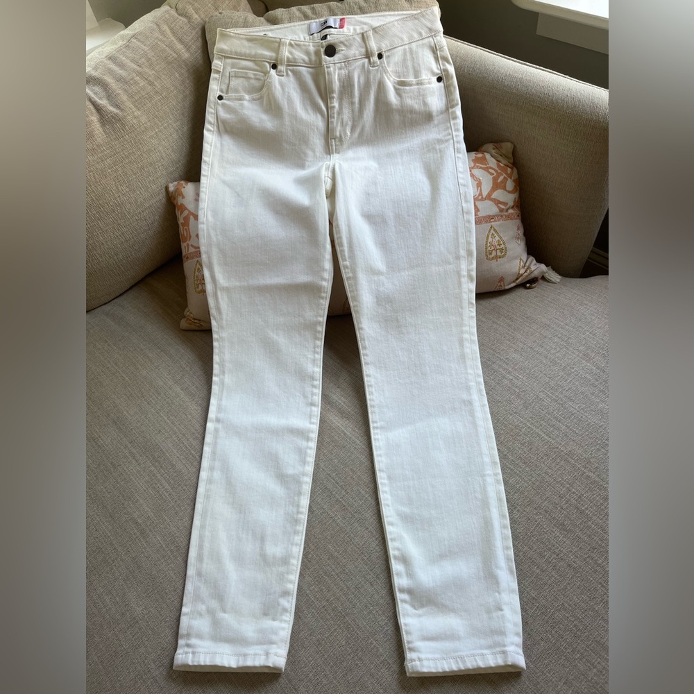 Cabi High Skinny White Denim Jeans. Women’s Size: 8. - Picture 2 of 8